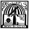 De Sitter's exlibris sticker